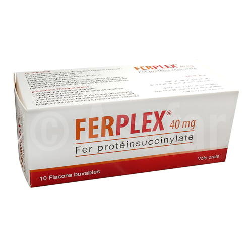 Ferplex 40 Mg 10 Flac 15 Ml Fiche Médicament