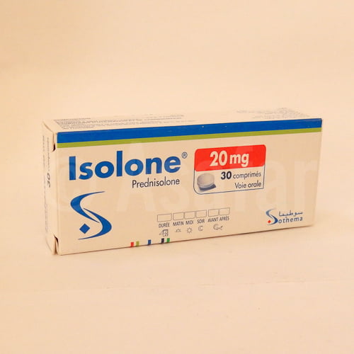 Isolone, 20 Mg, 30 Cp Séc – Asafar.net.أسافار